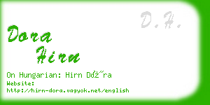 dora hirn business card